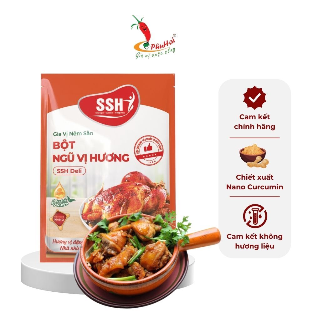 Gia Vị Nêm Sẵn Bột Ngũ Vị Hương SSH Deli