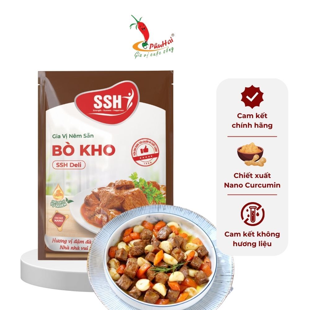 Gia Vị Nêm Sẵn Bò Kho SSH Deli 32g