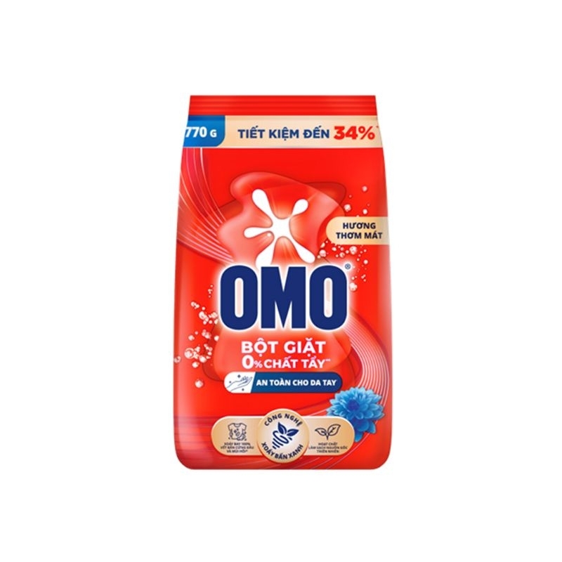 Bột giặt Omo Sạch cực nhanh 770g
