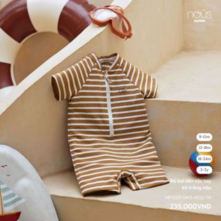 Nous Swim Bộ đồ bơi liền cộc cho bé trai Nous Baby thiết kế ôm body mềm mịn an toàn cho bé BST T4