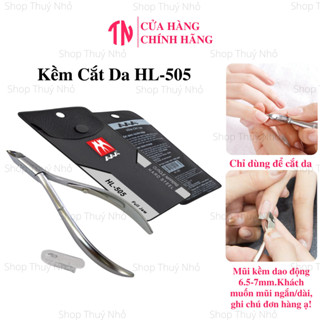 Kềm cắt da, nhặt da AAA HL-505 bán nguyệt thép cao cấp chuyên dụng dụng cụ làm móng tay chuyên nghiệp nghệ thuật nail