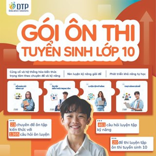 E-voucher - Gói ôn luyện tuyển sinh lớp 10 năm 2025 môn Tiếng Anh - Dtpbooks