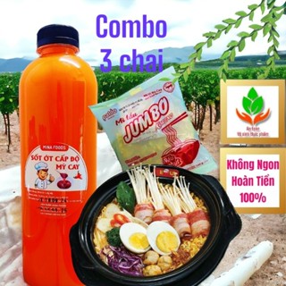  Sốt ớt tạo cấp độ mì cay chai 1000ml   1 thìa phở là 1 cấp độ   