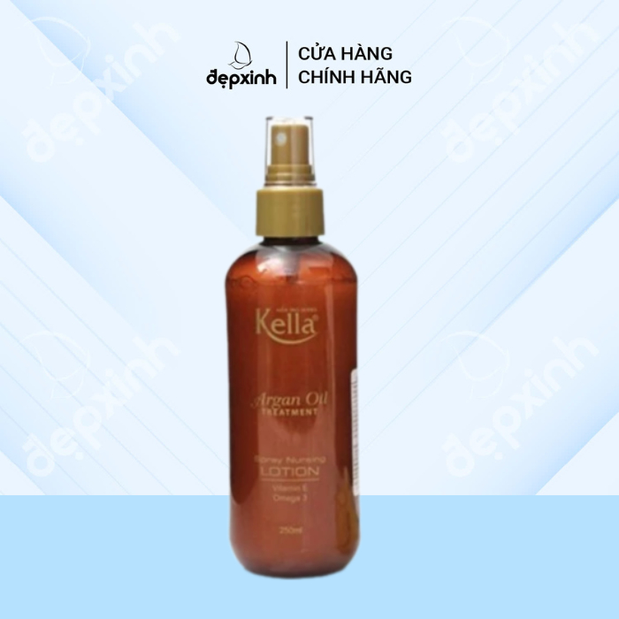 Sữa dưỡng ẩm suôn mượt Kella Argan Oil Treatment Lotion 250ml