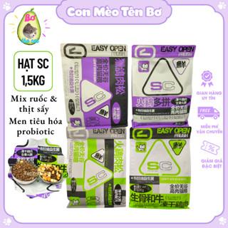 Hạt SC chà bông và topping kèm men tiêu hóa cho mèo mọi lứa tuổi