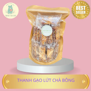 Bánh gạo lứt chà bông, thanh gạo lứt vị chà bông 500Gr
