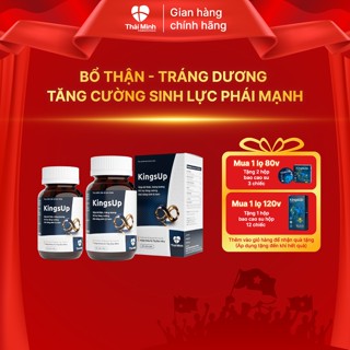 Viên uống tăng cường sinh lý nam KingsUp Thái Minh -  Hỗ Trợ Bổ thận, tráng dương, tăng sinh lý - Hộp 30&80 viên