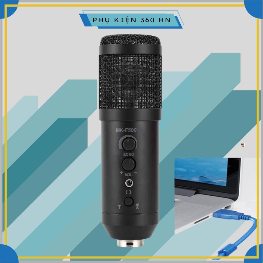 Microphone Thu Âm Live Stream MK-F500USB - Kết nối qua cổng USB