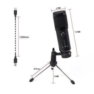 Microphone Thu Âm Live Stream MK-F500USB - Kết nối qua cổng USB