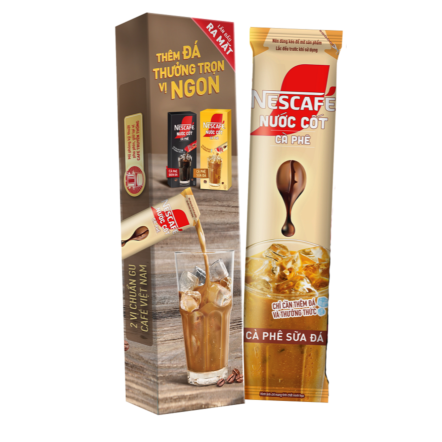 [Gro gift] Mẫu dùng thử 1 que Nước cốt cà phê sữa đá NESCAFE