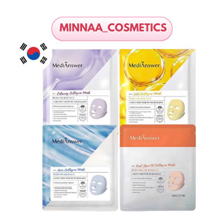 Mặt Nạ Thạch Collagen Chống Lão Hoá,Dưỡng Trắng Da Medianswer Vita Collagen/Pore/Calming/Real Skin Fit 37gx5