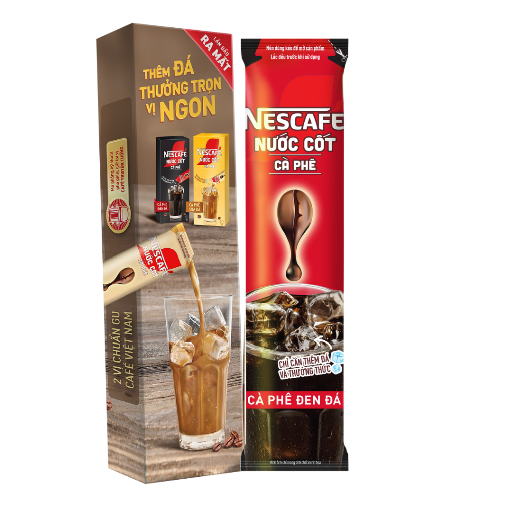 [Gro gift] Mẫu dùng thử 1 que Nước cốt cà phê đen đá NESCAFE