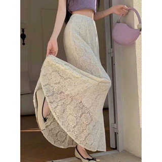 thuyvan.store - 2601 Chân váy ren cá dáng dài ~90cm, xoè cá hàng Quảng Châu loại 1