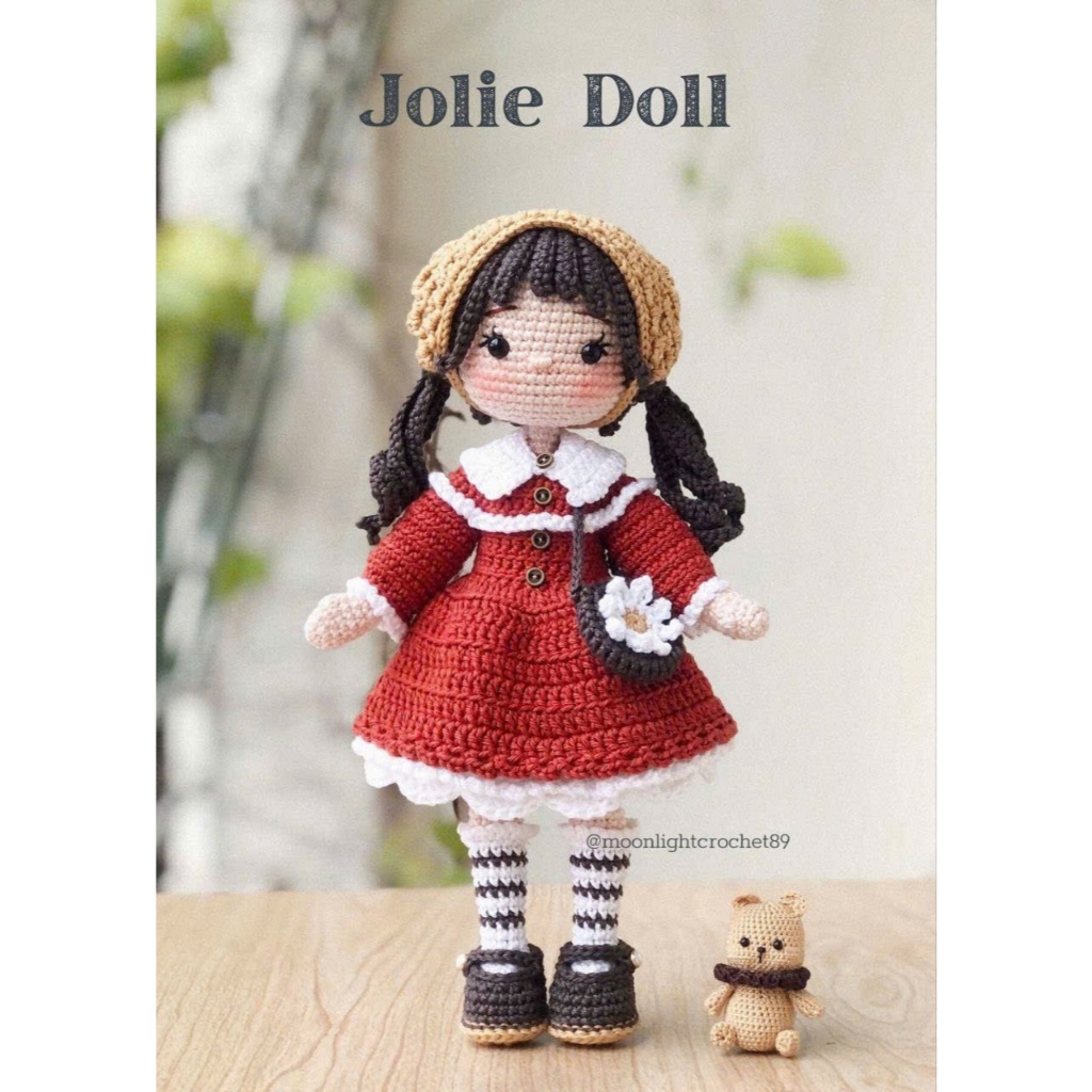 (PDF) Chart móc doll  Eva, hướng dẫn móc búp bê len