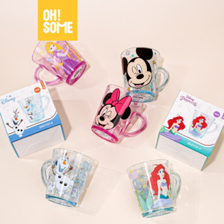 【OHSOME x Disney】– Cốc nhựa cao cấp an toàn hạn chế rơi vỡ Disney Series Oasis Park Mickey/Minnie/Mike/Ariel/Elsa 260ml