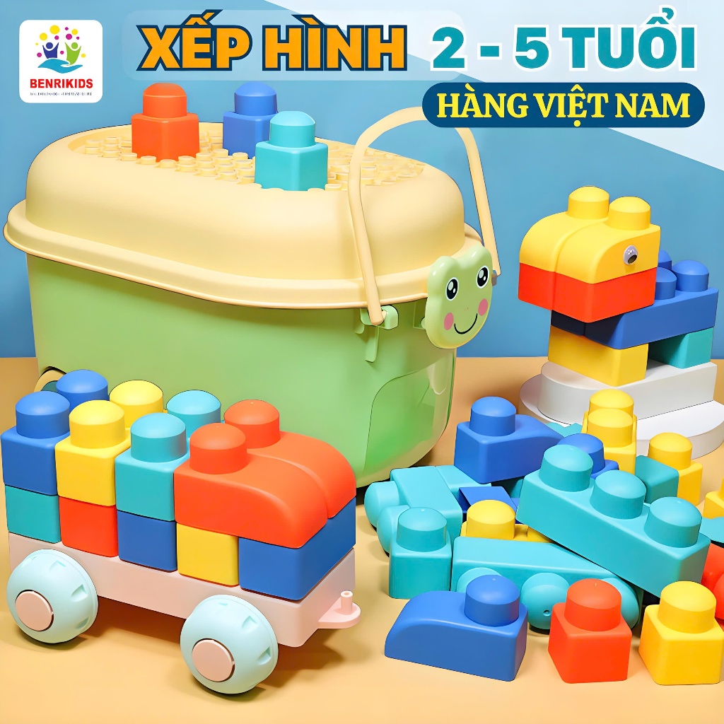Đồ Chơi Xếp Hình Cho Bé Bộ Lắp Ghép Xếp Mô Hình Bằng Nhựa Nhiều Chi Tiết Cho Trẻ Em Sáng Tạo
