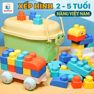 Đồ Chơi Xếp Hình Cho Bé Bộ Lắp Ghép Xếp Mô Hình Bằng Nhựa Nhiều Chi Tiết Cho Trẻ Em Sáng Tạo