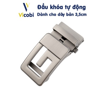 Đầu khóa thắt lưng nam Vicobi G2, mặt dây lưng tự động bản 3,5cm