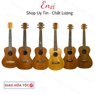 Đàn ukulele 26 inch tenor gỗ mẫu mới thiết kế nhỏ gọn, giai điệu dày, ấm cho người mới bắt đầu Enzi