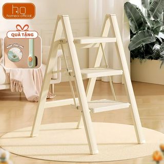 Thang Gấp Gọn Thông Minh HOME ƠI Chất Liệu Thép Carbon Dày Dặn, Thang Gấp Chịu Tải Tới 150kg