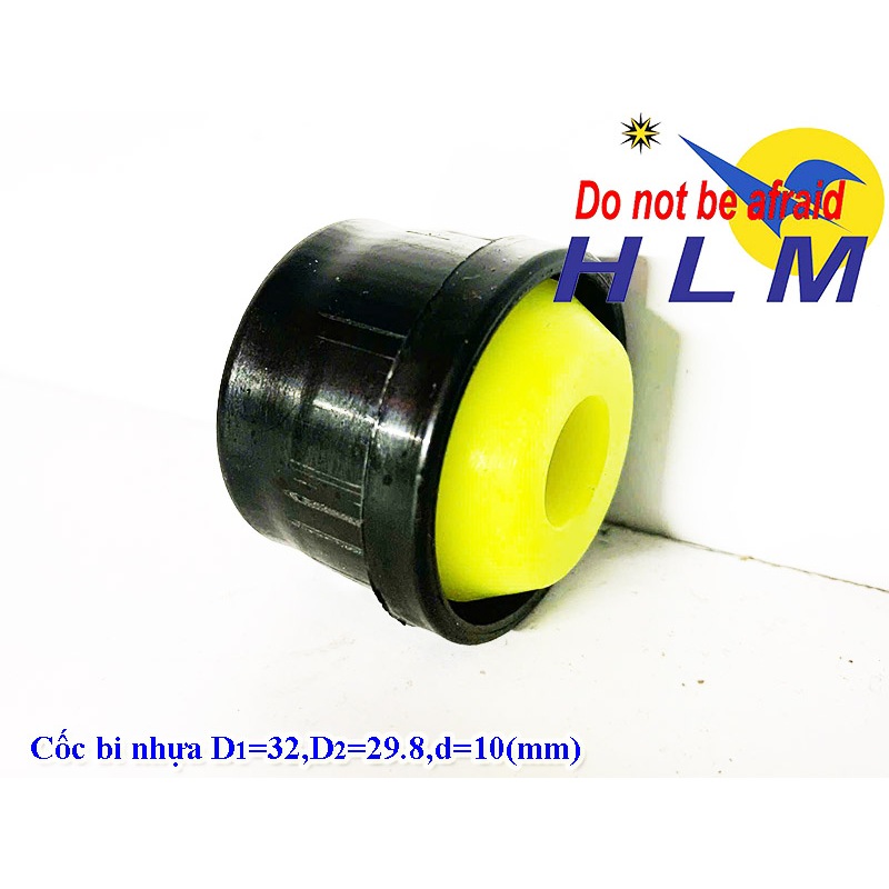 Cốc bi nhựa phi 32 | cốc bi phi 32 | cốc bi con lăn phi 32