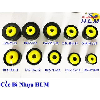 Cốc bi nhựa phi 32 | cốc bi phi 32 | cốc bi con lăn phi 32