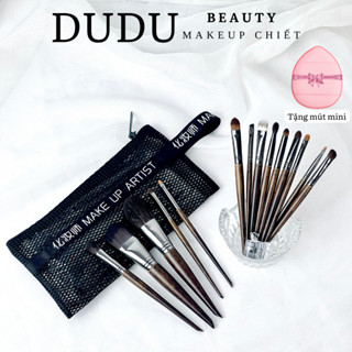  Set 14 cây cọ make up lông thú OVW kèm túi đựng 