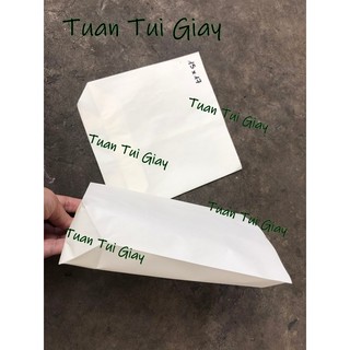 túi giấy trắng 15x17 - SL 100 cái