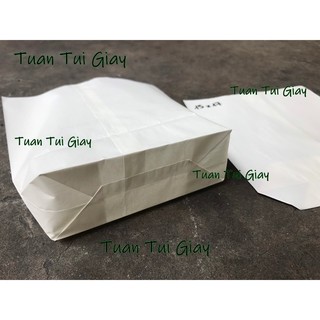túi giấy trắng 15x17 - SL 100 cái