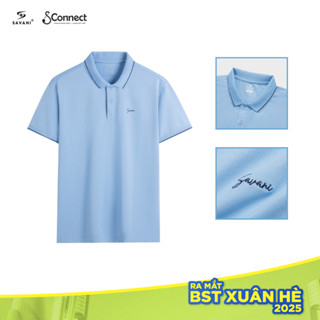 Áo Thun Polo Nam SAVANI Chất Liệu Thấm Hút Mồ Hôi, Co Giãn Tốt, Áo Polo Nam Dáng Thể Thao MPF004S4