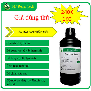  Nhựa in 3d Resin Standard Resin Cứng Giá rẻ chuyên dụng cho in mô hình chi tết kĩ thuật 
