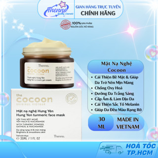Mặt Nạ Bí Đao & Nghệ Hưng Yên Cocoon Turmeric Face Mask Làm Sáng Đều Màu Da 30ml/100ml
