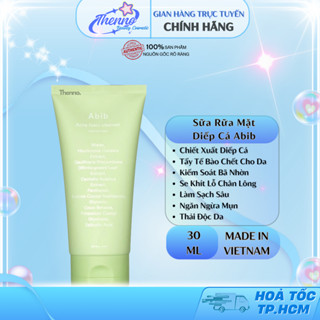  Sữa Rữa Mặt Tạo Bọt Chiết Xuất Diếp Cá Abib Acne Foam Cleanser Heartle 150ml Hàn Quốc 