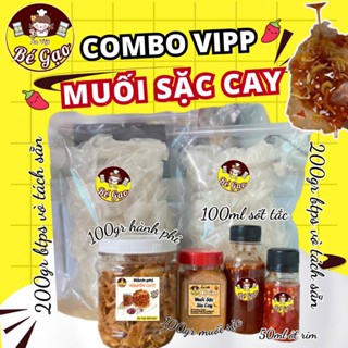 BEGAO Set Bánh Tráng Muối Sặc Siu Cay COMBO VIPP - Ăn Vặt BeGao