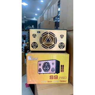 Loa Karaoke Kcbox S9 Plus.Bản nâng cấp có thêm Ê căng, công suất tối đa 600w