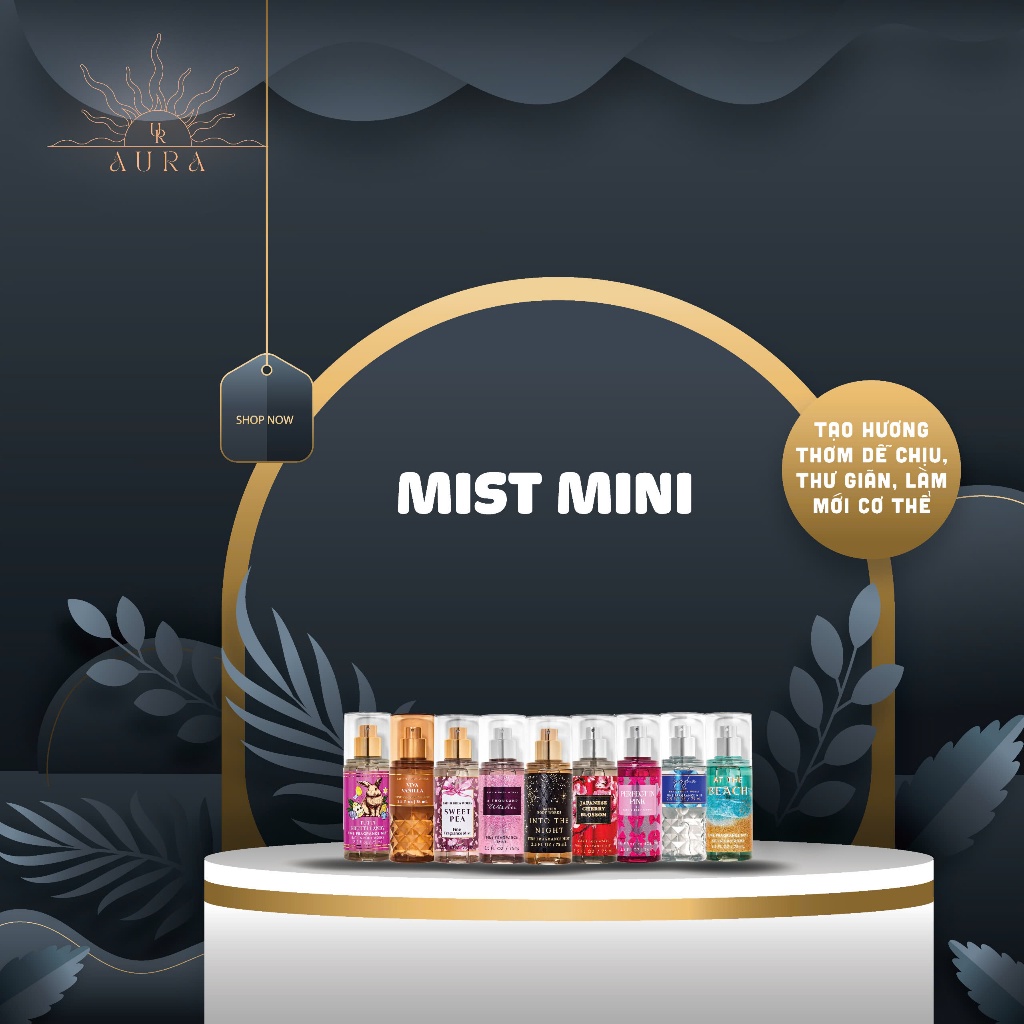 Xịt Thơm Body Mist Bath And Body Mist Travel Size 75ml