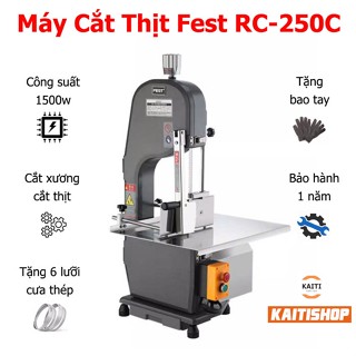  Máy Cắt Xương Bò Heo Cừu Máy Cắt Thịt Tươi Máy Cắt Thịt Đông Lạnh Fest RC-250C 