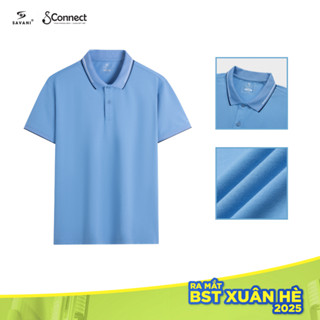 Áo Thun Polo Nam SAVANI Trơn Cổ Viền Thanh Lịch, Chất Liệu Thoáng Khí Co Dãn Tốt, Áo Polo Nam Thể Thao MPU009S4
