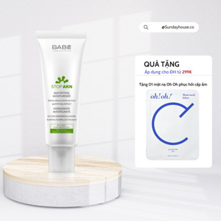 Kem Dưỡng BABE Mattifying Moisturiser Kiềm Dầu Giảm Mụn Ngừa Thâm 50ml