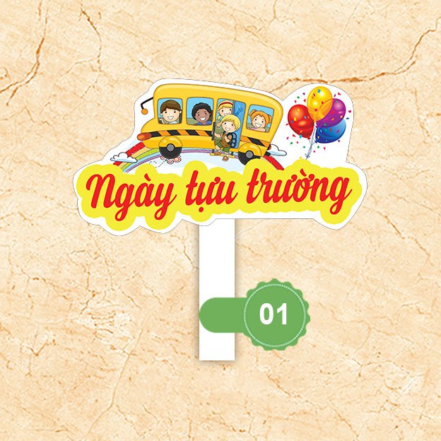 [MS 01 ] Hashtag Khai Giảng, Bế Giảng năm học, kỷ yếu