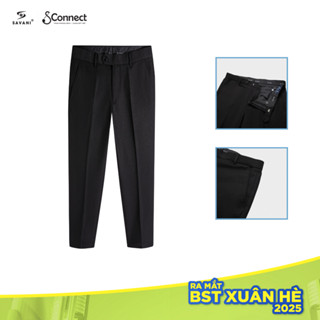 Quần Âu Nam Savani Cạp Trơn Cao Cấp, Quần Tây Nam Chuẩn Form, Không Nhăn Không Xù MTR026K4