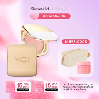 Bộ đôi phấn nước MOI Baby Skin Cushion và Phấn má có ánh nhũ phiên bản lễ hội