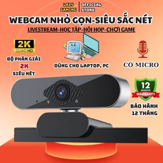 Webcam máy tính laptop cao cấp Q20 PRO 2K Camera Siêu Nét có mic hỗ trợ học online, livestream . . .