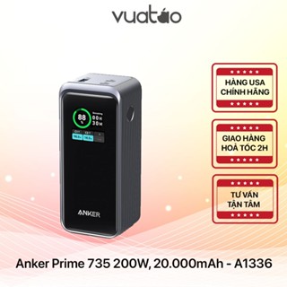 [HÀNG USA] Pin Dự Phòng Anker Prime 735 PowerCore 200W, 20.000mAh - A1336