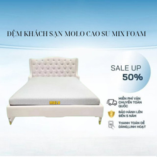 Đệm Khách Sạn hàng chính hãng chất liệu cao su non mix foam êm ái.