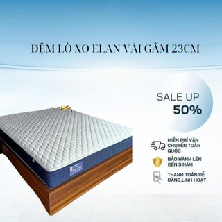 Đệm Lò Xo Cao Cấp Chuẩn Khách Sạn Chính Hãng Elan Dày 23cm Bảo Hành 7 Năm