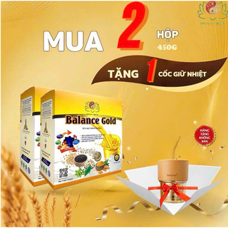   Chính Hãng  Combo 2 Sữa Hạt Balance Gold Dạng Gói Thầy Ngô Đức Vượng  hộp 450g - 15 gói  