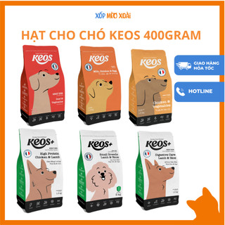 [400gram] Hạt Keos Cho Chó - Thức Ăn Khô Keos+ Cho Chó Lớn Hỗ Trợ Tiêu Hoá, Cơ Bắp, Dinh Dưỡng