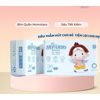  Bỉm  tã dán,quần MOMOTARO Nhật Bản Size S56 M48 M46 L42 XL39 XXL36 3XL35 
