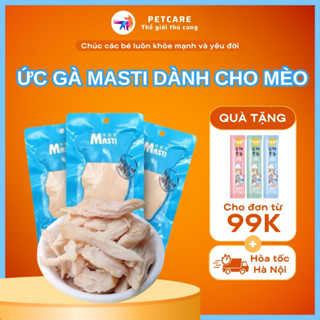  Ức gà tươi cho mèo Masti 40g Combo 5 - 10 - 20 gói 